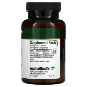 Thực phẩm bổ sung NutraMedix Vitamin C 1.000 mg 120 Vegetable Capsules 728650093356