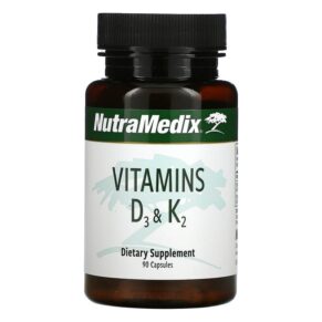 Thực phẩm chức năng NutraMedix Vitamins D3 & K2 90 Capsules 728650093486