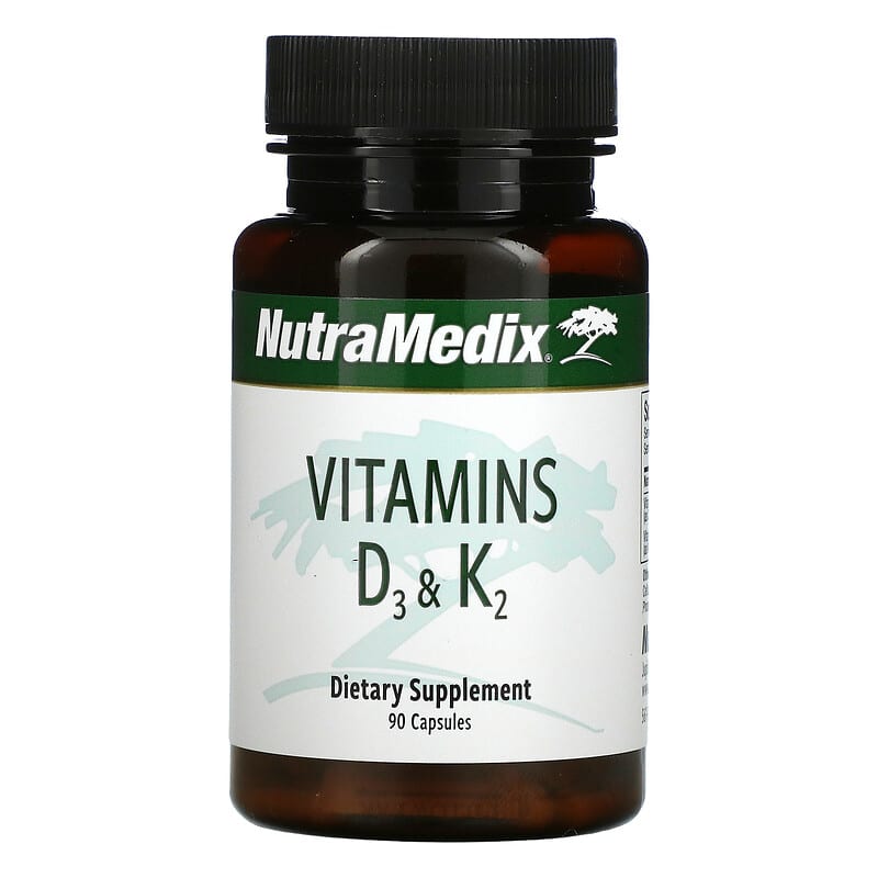 NutraMedix Vitamins D3 & K2 90 Capsules 8 Thực phẩm chức năng NutraMedix Vitamins D3 & K2 90 Capsules 728650093486