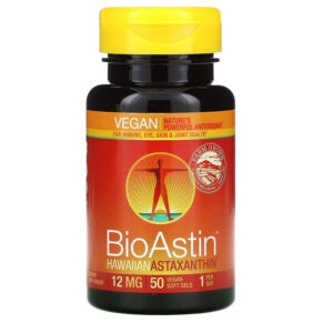 Thực phẩm chức năng Nutrex Hawaii BioAstin 12 mg 50 Vegan Soft Gels 732894500112