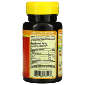 Thực phẩm bổ sung Nutrex Hawaii BioAstin 12 mg 75 Vegan Soft Gels 732894500129