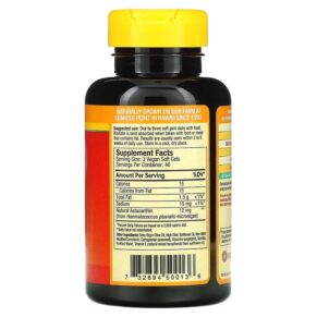 Thực phẩm bổ sung Nutrex Hawaii BioAstin 4 mg 120 Vegan Soft Gels 732894500136