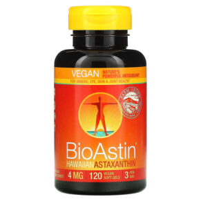 Thực phẩm chức năng Nutrex Hawaii BioAstin 4 mg 120 Vegan Soft Gels 732894500136