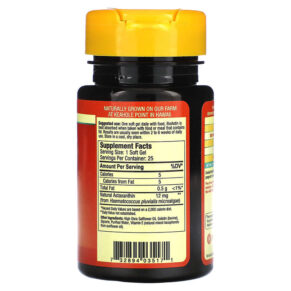 Thực phẩm bổ sung Nutrex Hawaii BioAstin Hawaiian Astaxanthin 12 mg 25 Soft Gels 732894035171