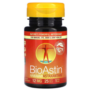 Thực phẩm chức năng Nutrex Hawaii BioAstin Hawaiian Astaxanthin 12 mg 25 Soft Gels 732894035171