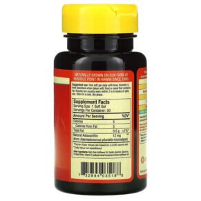 Thực phẩm bổ sung Nutrex Hawaii BioAstin Hawaiian Astaxanthin 12 mg 50 Soft Gels 732894035188