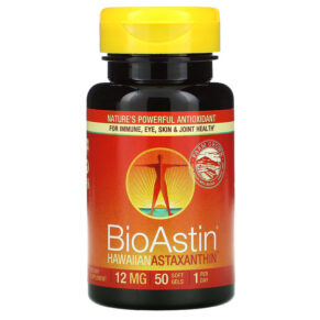Thực phẩm chức năng Nutrex Hawaii BioAstin Hawaiian Astaxanthin 12 mg 50 Soft Gels 732894035188