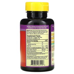 Thực phẩm bổ sung Nutrex Hawaii BioAstin Supreme 6 mg 60 Vegan Soft Gels 732894035126
