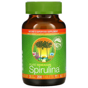 Thực phẩm chức năng Nutrex Hawaii Pure Hawaiian Spirulina 200 Tablets 732894010024
