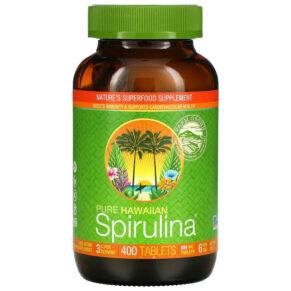 Thực phẩm chức năng Nutrex Hawaii Pure Hawaiian Spirulina 400 Tablets 732894010048