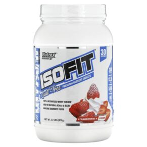 Thực phẩm chức năng Nutrex Research Isofit Strawberries & Cream 2.2 lbs (978 g) 853237000837