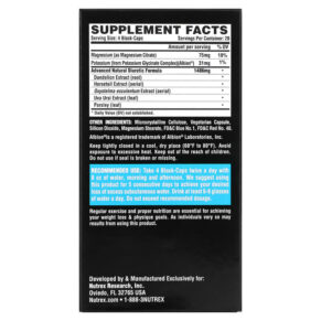 Thực phẩm bổ sung Nutrex Research LIPO-6 Black Diuretic 80 Black-Caps 859400007825