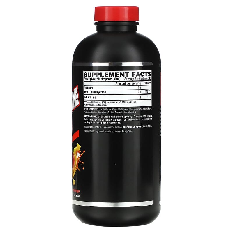 Nutrex Research Liquid Carnitine 3000 Maximum Strength Orange Mango 16 fl oz (480 ml) 2 Thực phẩm bổ sung Nutrex Research Liquid Carnitine 3000 Maximum Strength Orange Mango 16 fl oz (480 ml) 850005755258