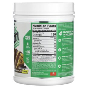 Nutrex Research Natural Series Plant Protein German Chocolate Cake 1.25 lb (567 g) 3 Thực phẩm bổ sung Nutrex Research Natural Series Plant Protein German Chocolate Cake 1.25 lb (567 g) 859400007979