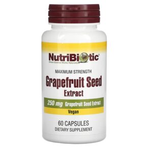 Thực phẩm chức năng NutriBiotic Grapefruit Seed Extract 250 mg 60 Capsules 728177010065