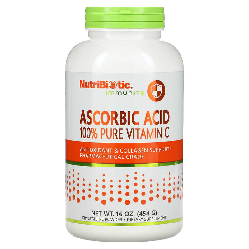 NutriBiotic Immunity Ascorbic Acid 100% Pure Vitamin C Crystalline Powder 16 oz (454 g) 8 Thực phẩm chức năng NutriBiotic Immunity Ascorbic Acid 100% Pure Vitamin C Crystalline Powder 16 oz (454 g) 728177002015