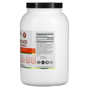 NutriBiotic Immunity Ascorbic Acid 100% Pure Vitamin C Crystalline Powder 5 lb (2.26 kg) 3 Thực phẩm bổ sung NutriBiotic Immunity Ascorbic Acid 100% Pure Vitamin C Crystalline Powder 5 lb (2.26 kg) 728177002039