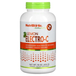 Thực phẩm chức năng NutriBiotic Immunity Lemon Electro-C Powder 16 oz (454 g) 728177005566