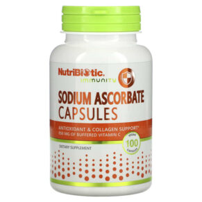 Thực phẩm chức năng NutriBiotic Immunity Sodium Ascorbate 100 Vegan Capsules 728177004606