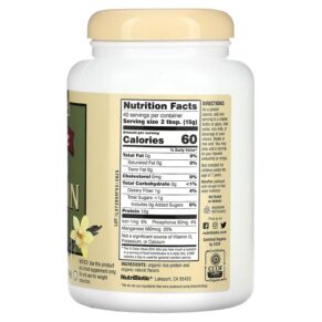Thực phẩm bổ sung NutriBiotic Raw Organic Rice Protein Vanilla 1 lb (600 g) 728177030056