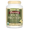 Thực phẩm chức năng NutriBiotic Raw Organic Rice Protein Vanilla 1 lb (600 g) 728177030056