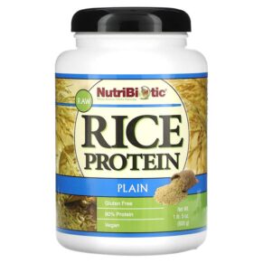 Thực phẩm chức năng NutriBiotic Raw Rice Protein Plain 5 oz (600 g) 728177001506