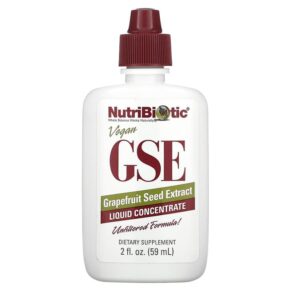 Thực phẩm chức năng NutriBiotic Vegan GSE Grapefruit Seed Extract Liquid Concentrate 2 fl oz (59 ml) 728177010003