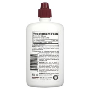 Thực phẩm bổ sung NutriBiotic Vegan GSE Grapefruit Seed Extract Liquid Concentrate 4 fl oz (118 ml) 728177010010