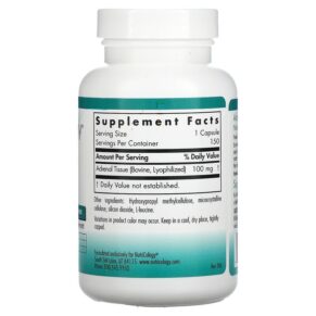 Thực phẩm bổ sung Nutricology Adrenal Natural Glandular 150 Vegicaps 713947504615