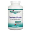 Thực phẩm chức năng Nutricology Calcium Citrate 180 Vegetarian Capsules 713947502307
