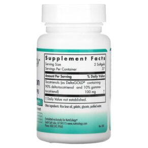 Thực phẩm bổ sung Nutricology Delta-Fraction Tocotrienols 50 mg 75 Softgels 713947552708