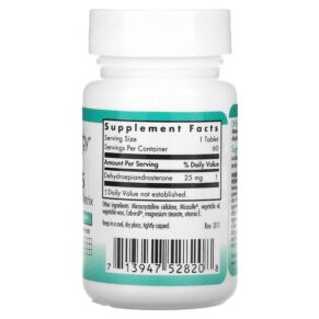 Thực phẩm bổ sung Nutricology DHEA 25 60 Scored Tablets 713947528208