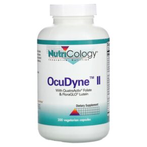 Thực phẩm chức năng Nutricology OcuDyne II 200 Vegetarian Capsules 713947510807