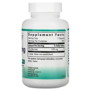Nutricology Ox Bile 125 mg 180 Vegicaps 3 Thực phẩm bổ sung Nutricology Ox Bile 125 mg 180 Vegicaps 713947563704