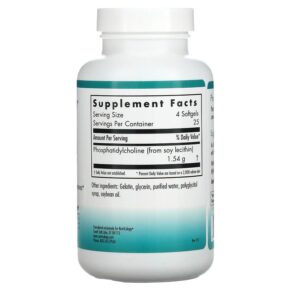 Thực phẩm bổ sung Nutricology Phosphatidyl Choline 100 Softgels 713947522404