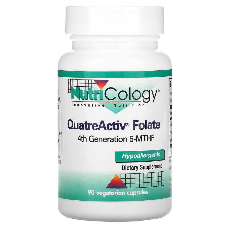 Nutricology QuatreActiv Folate 90 Vegetarian Capsules 8 Thực phẩm chức năng Nutricology QuatreActiv Folate 90 Vegetarian Capsules 713947565302