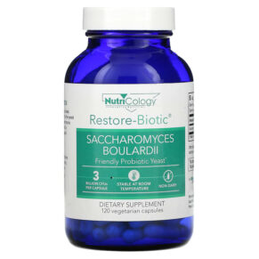 Thực phẩm chức năng Nutricology Restore-Biotic Saccharomyces Boulardii 120 Vegetarian Capsules 713947572300