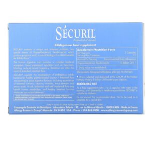 Thực phẩm bổ sung Nutricology Securil Propio-Fidus-Based 30 Capsules 713947762206