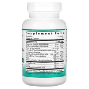 Thực phẩm bổ sung Nutricology Super B Vitamins 120 Vegetarian Capsules 713947503403