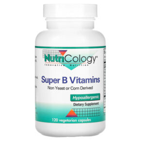 Thực phẩm chức năng Nutricology Super B Vitamins 120 Vegetarian Capsules 713947503403