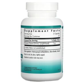 Thực phẩm bổ sung Nutricology Thymus 75 Vegicaps 713947516106