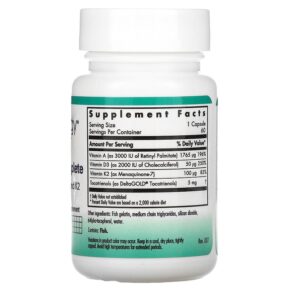 Thực phẩm bổ sung Nutricology Vitamin D3 Complete 60 Fish Gelatin Capsules 713947563803