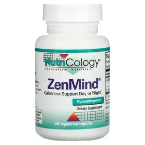 Thực phẩm chức năng Nutricology ZenMind 60 Vegetarian Capsules 713947547001