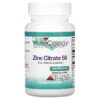 Thực phẩm chức năng Nutricology Zinc Citrate 50 60 Vegetarian Capsules 713947502901