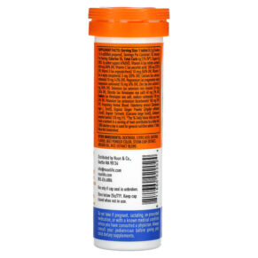 Thực phẩm bổ sung Nuun Hydration Immunity Effervescent Immunity Supplement Blueberry Tangerine 10 Tablets 811660022024