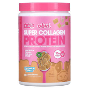 Thực phẩm chức năng Obvi Super Collagen Protein Cinnamon Cereal 12.27 oz (348 g) 850026153019