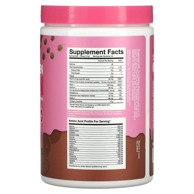 Obvi Super Collagen Protein Cocoa Cereal 390 g (13.79 oz) 2 Thực phẩm bổ sung Obvi Super Collagen Protein Cocoa Cereal 390 g (13.79 oz) 850026153026