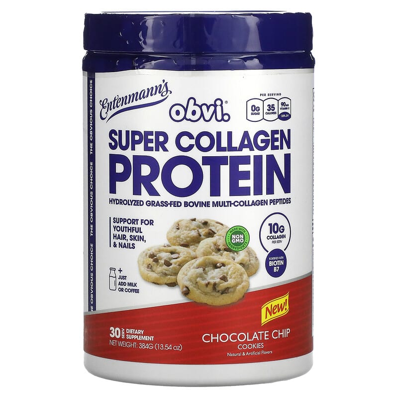Obvi Super Collagen Protein Entenmann's 13.54 oz (384 g) 8 Thực phẩm chức năng Obvi Super Collagen Protein Entenmann's 13.54 oz (384 g) 850026153118