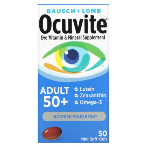 Thực phẩm chức năng Ocuvite Adult 50 + Eye Vitamin & Mineral Supplement 50 Mini Soft Gels 324208465301