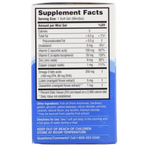 Thực phẩm bổ sung Ocuvite Eye Health Formula 30 Soft Gels 324208465356